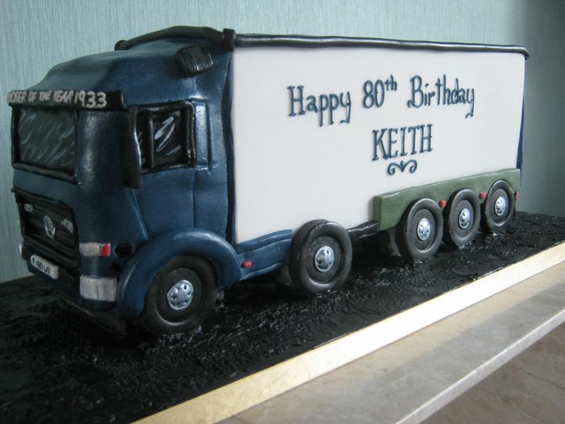 Merceded Truck in Madeira sponge for an 80 year old in Cleveleys