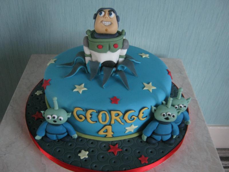 Buzz Lightyear for George's 4th birthday in Swinton, made from Madeira