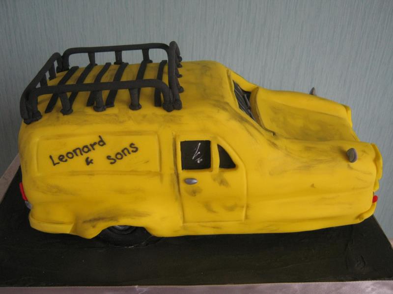 Trotter's Reliant for Jacob's 16th birthday in Madeira sponge in Marton