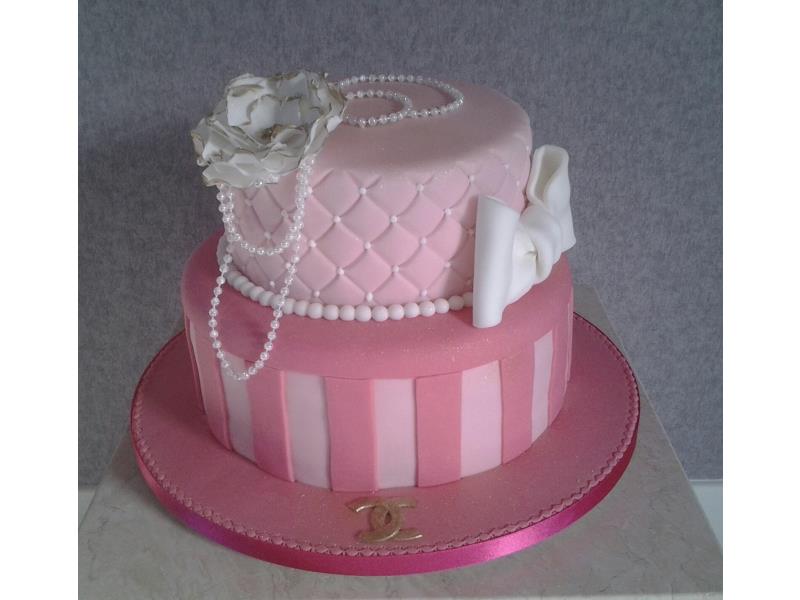 Elegant D & G birthday cake