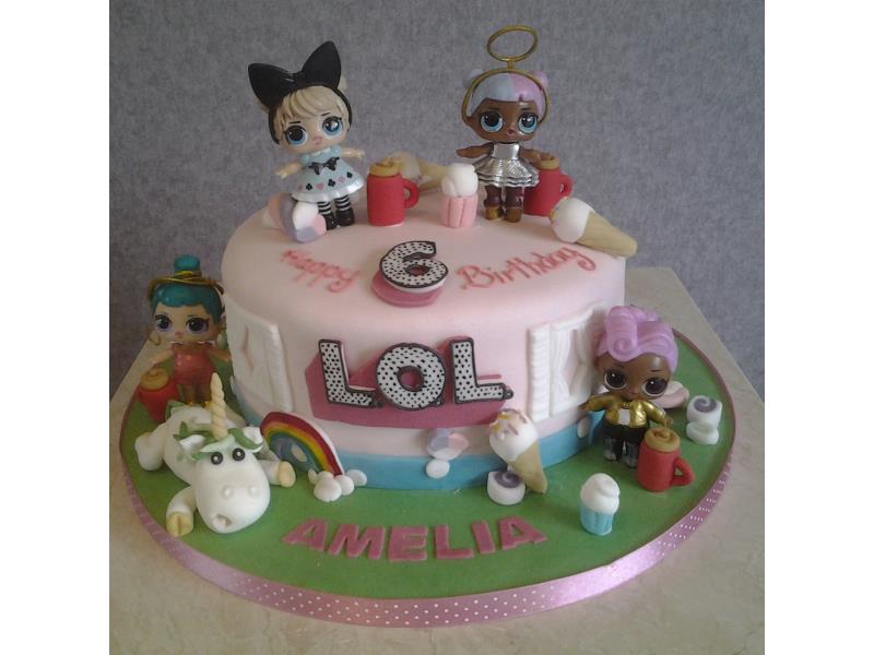 LOL birthday cake for Amelia