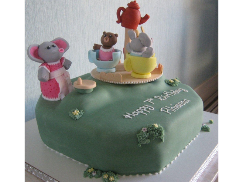 Sylvanian Families - Cake themed on the popular children's toy for Rhianna of South Shore, Blackpool.